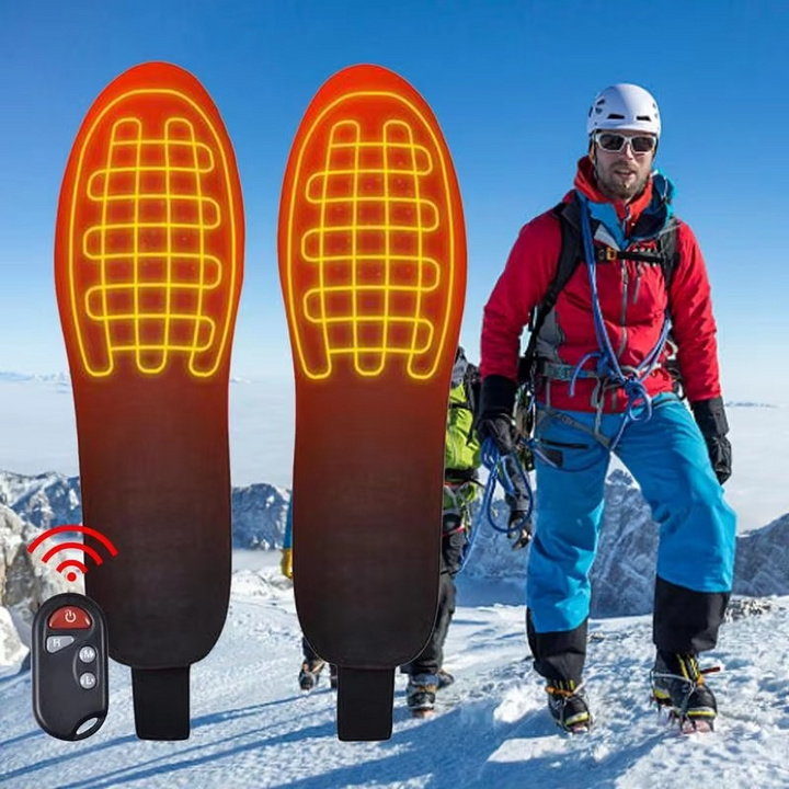 BowLift | USB Rechargeable 3-Mode Adjustable Heated Insoles for Outdoor Activities