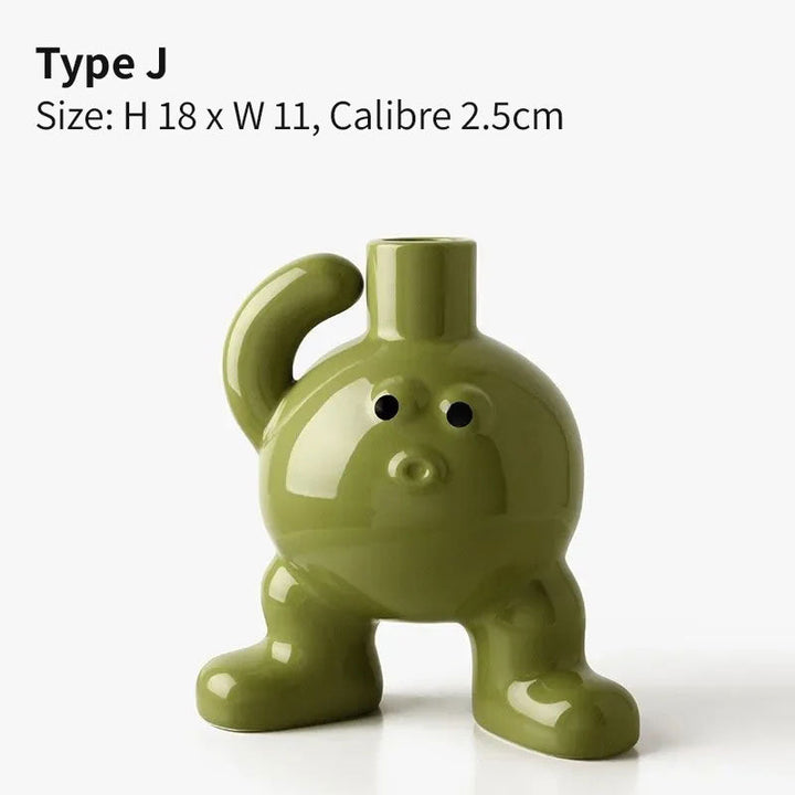 Character Ceramic Vase | Bowlift