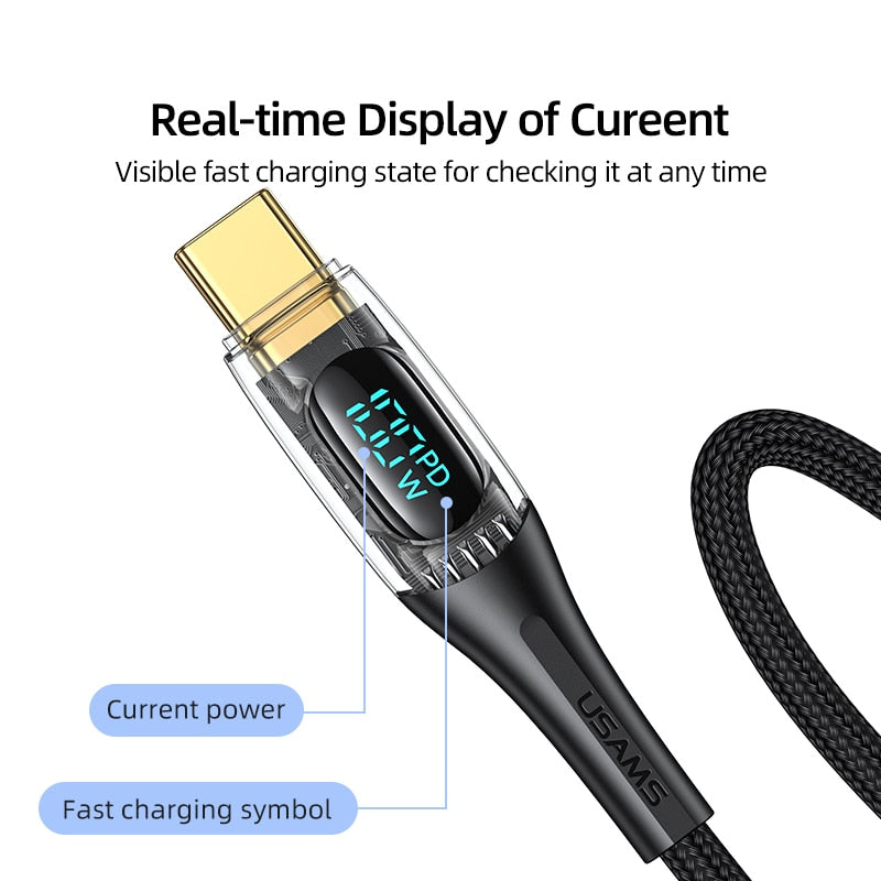 BowLift | Turbo Connect Led Display Fast Phone Charging Cable