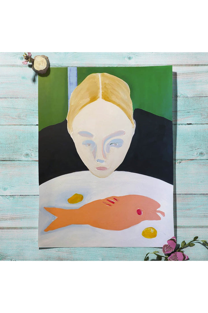 Woman Theme Canvas Poster | Bowlift