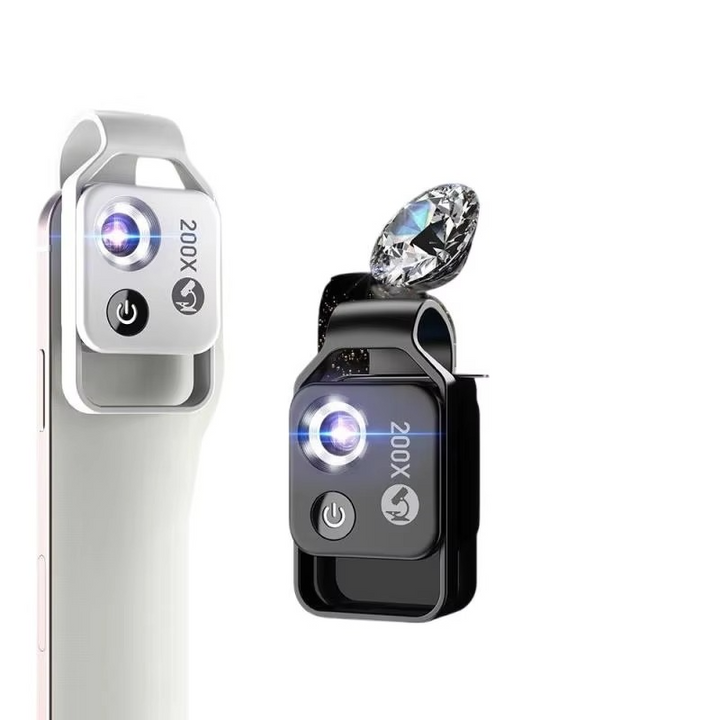 BowLift | 200X Zoom Professional Microscope Lens for Smartphones with Clip