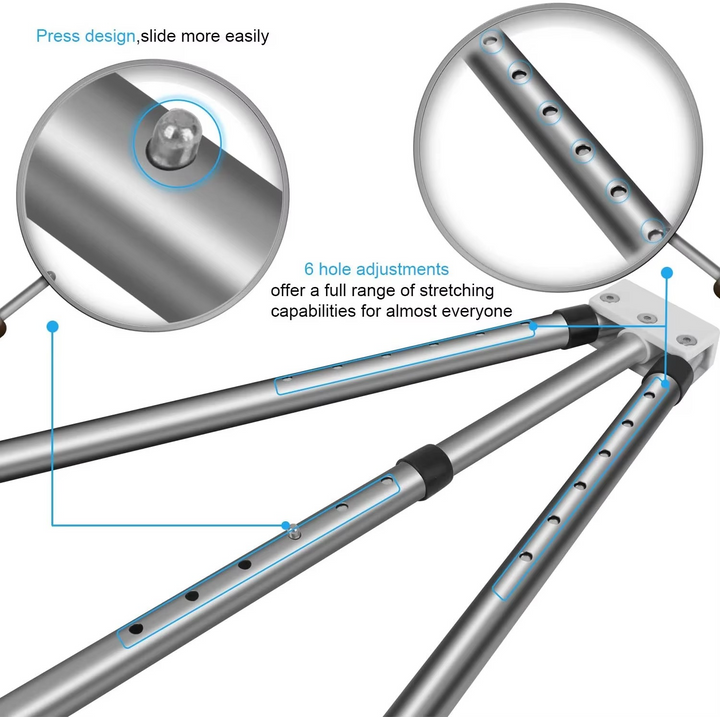 BowLift | Adjustable 3 Bar Leg Stretcher for Home Flexibility Yoga and Dance Training