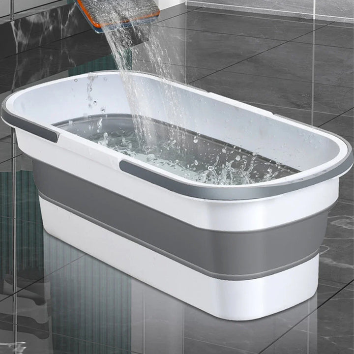 BowLift | Foldora Foldable Rectangular Wash Basin | Portable Bucket with Large Capacity | For Camping, Household & Travel