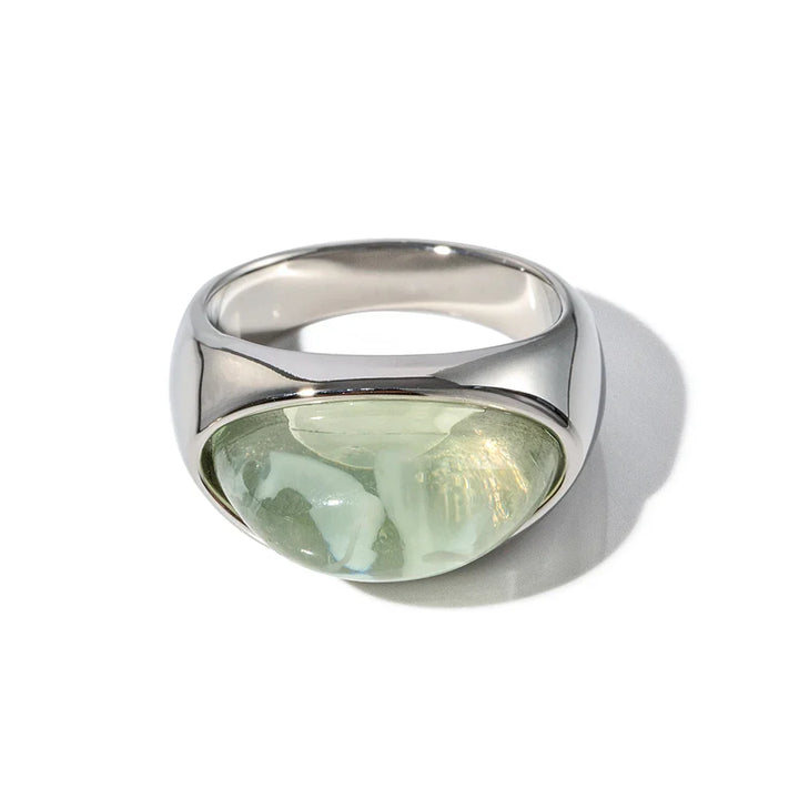 BowLift | Chunky Oval Stone Set Ring