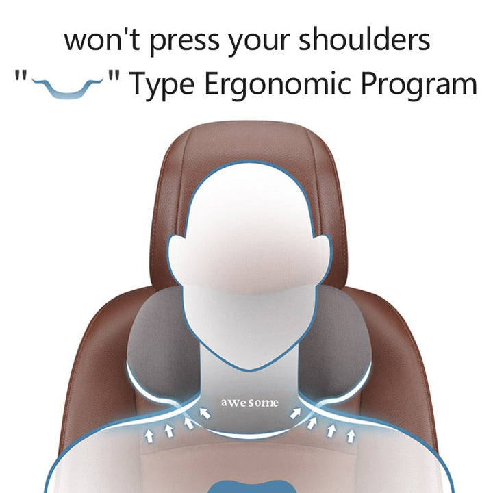 BowLift | Memory Foam Car Neck Headrest Pillow