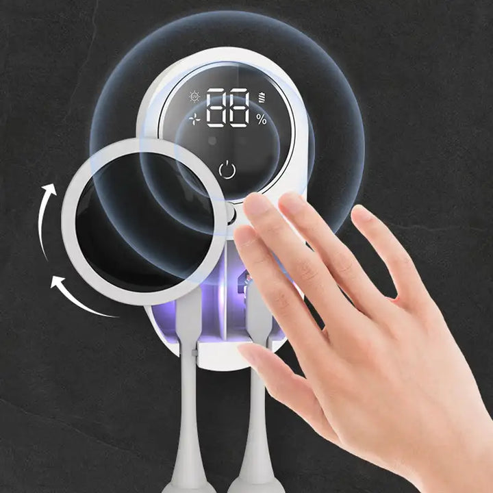 BowLift | Wall-Mounted UV Light Sterilizer Toothbrush Holder