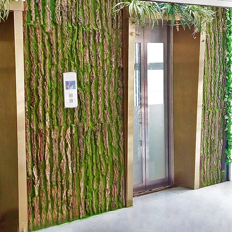 BowLift | DIY Wall Decoration Green Plant Bark