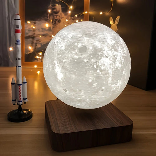 BowLift | Floating Magnetic Moon Lamp with 3D Print and LED Lighting
