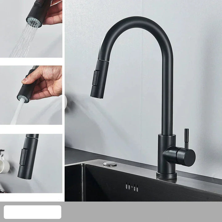 BowLift | FlexStream – Flexible Kitchen Faucet
