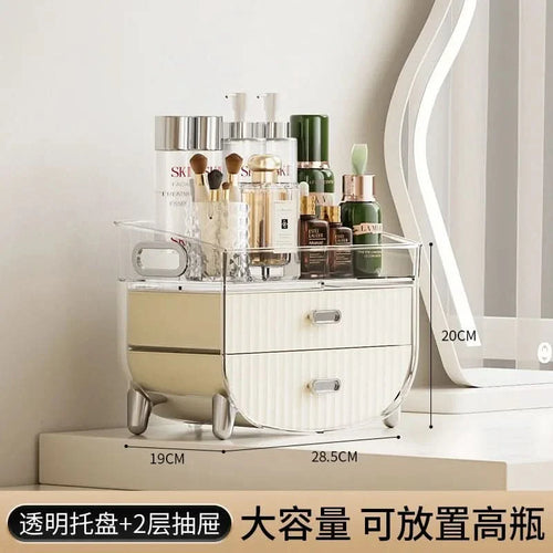 BowLift | Rechargeable Cosmetic Organizer – Transparent Dustproof Makeup