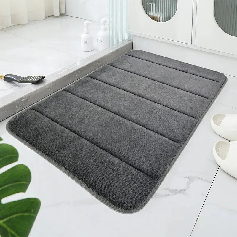 BowLift | Coral Velvet Non-Slip Bath Mat Quick