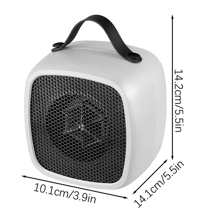 BowLift | Mini PTC Ceramic Heater | 500W | Fast & Quiet | Overheat Protection | Compact for Indoor Use