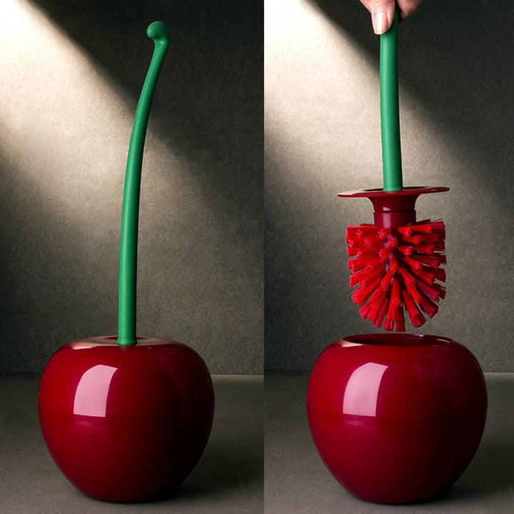 Cherry Brush – Creative Toilet Brush with Style Bowlift