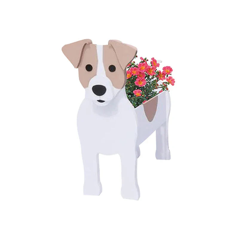 BowLift | Flower pot - Pawsome - Dog plant container - Various breeds