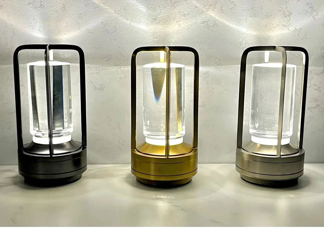 BowLift | Rechargeable Wireless LuxuryGlow Table Lamp - Elegant Wireless Lamp for Any Mood