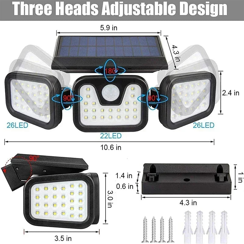 BowLift | Solar Motion Sensor Outdoor Lamp