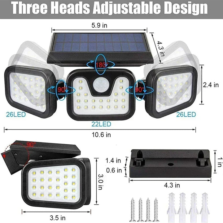 BowLift | Solar Motion Sensor Outdoor Lamp