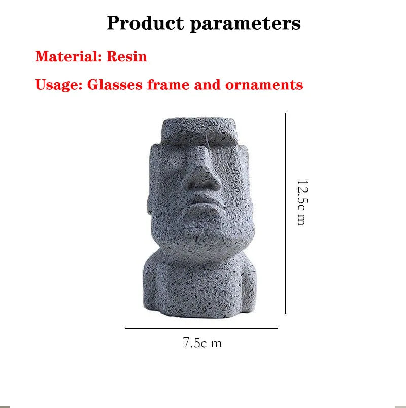 BowLift | Stone Face Eyeglass Holder Stand