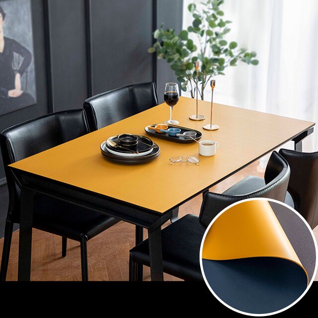 Waterproof Leather Table Protector Mat