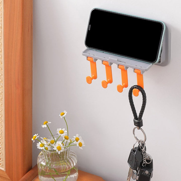 BowLift | Wall-Mounted Phone Holder Kitchen Organizer Rack