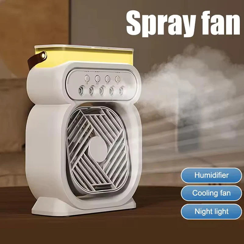 BowLift | 3in1 Air Cooler LED Night Lamp Humidifier Fan