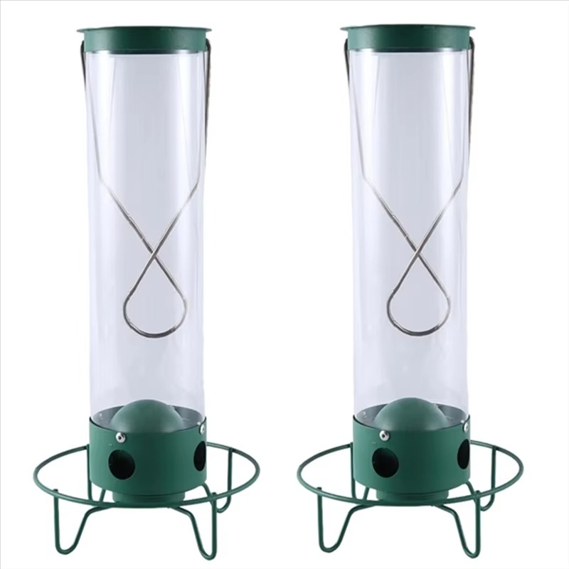 BowLift | Metal Window Bird Feeder with Weight-Activated Rotating Perch and Seed Capacity
