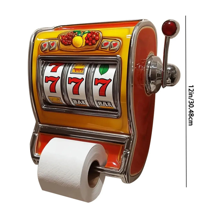 BowLift | Slot Machine Toilet Roll Holder