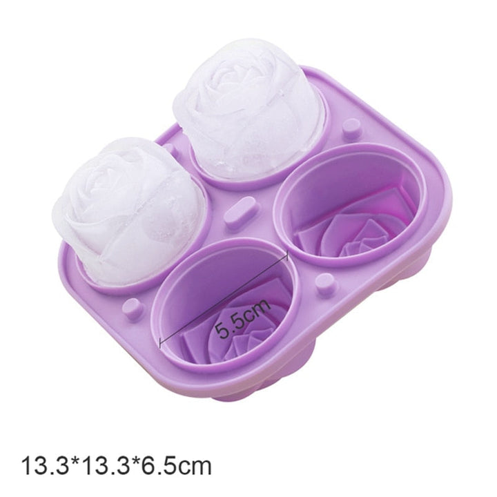 BowLift | 3D Elegant Large Rose Ice Molds