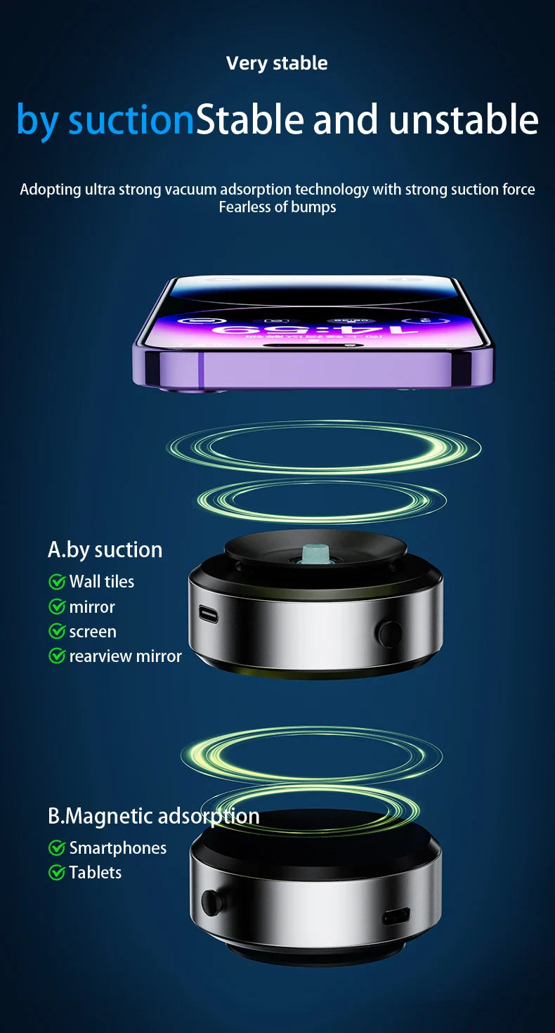 BowLift | Suction Cup Magnetic Phone Holder