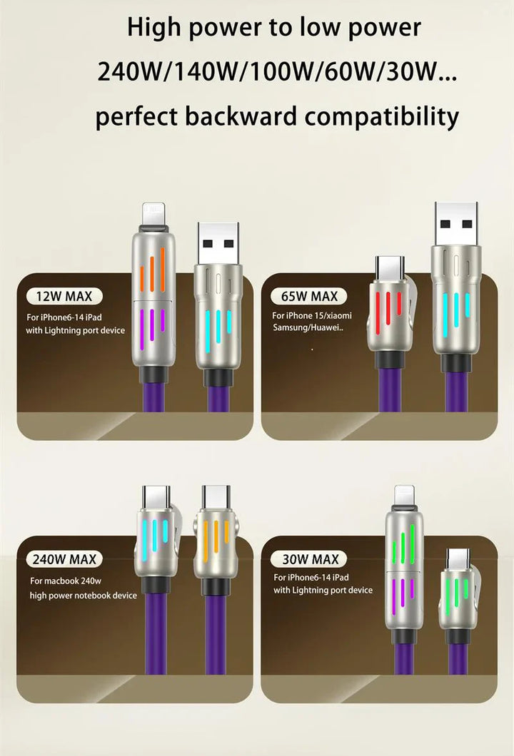 BowLift | Multi-Functional 4 In 1 Fast Charging Data Cable