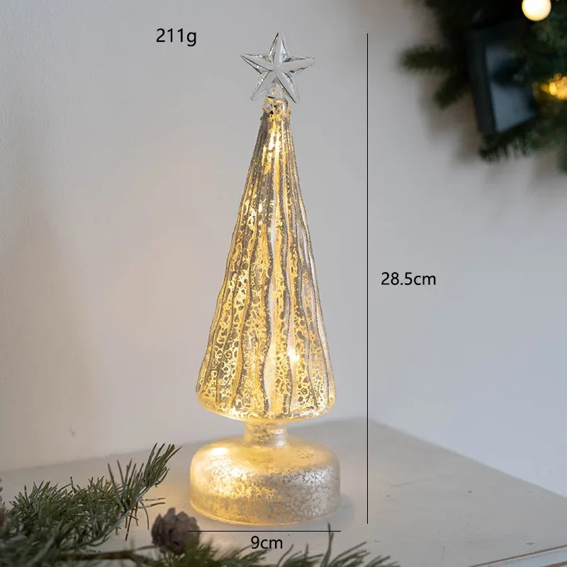 BowLift | Christmas Time LED Frosted Glass Tree Lamp
