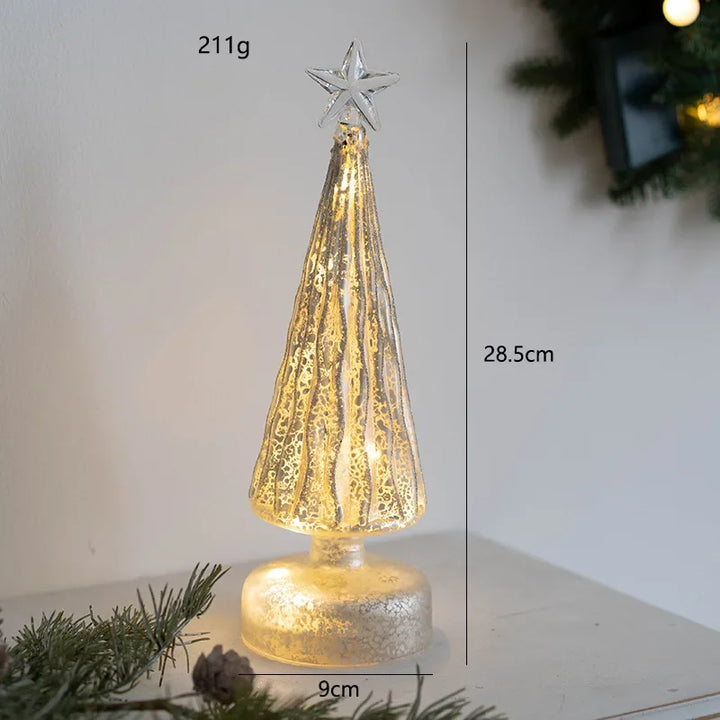 BowLift | Christmas Time LED Frosted Glass Tree Lamp