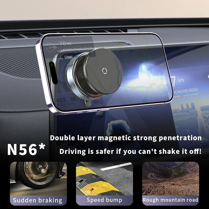 BowLift | Rotating Magnetic Super Strong Vacuum Car Phone Holder