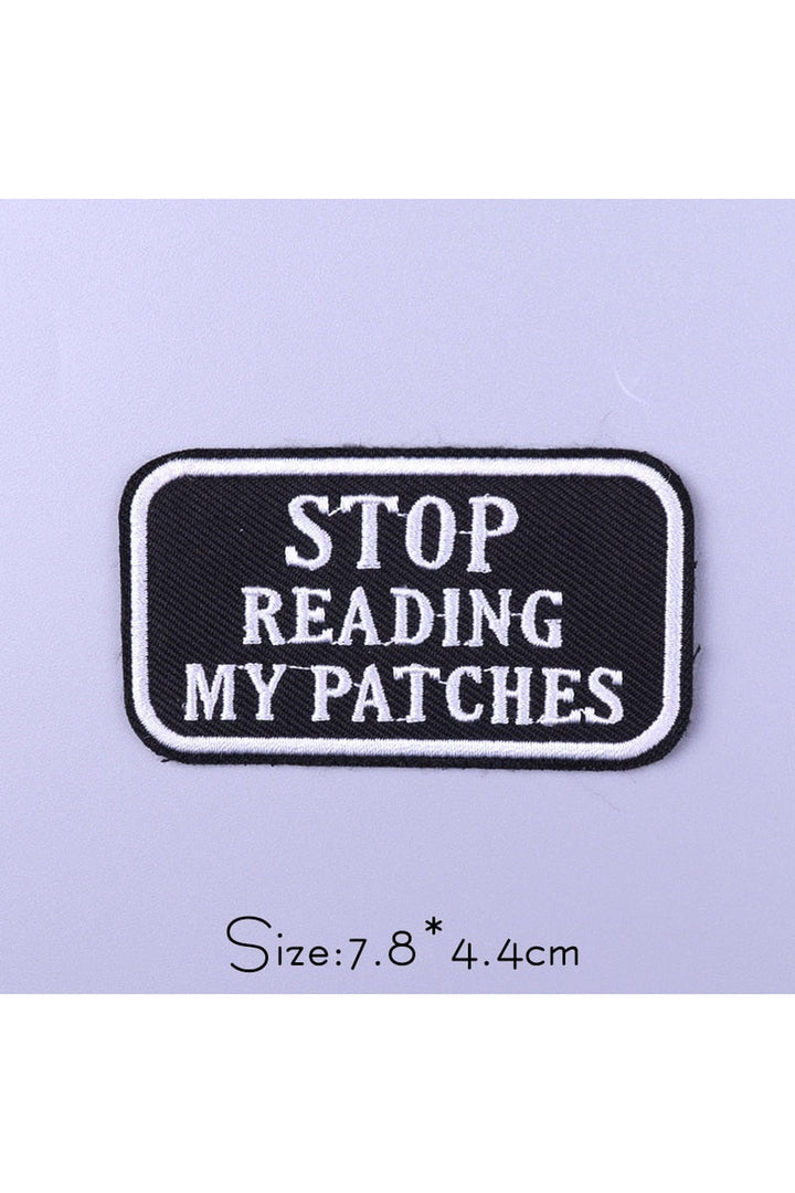 Punk Style Embroidered Patches | Bowlift