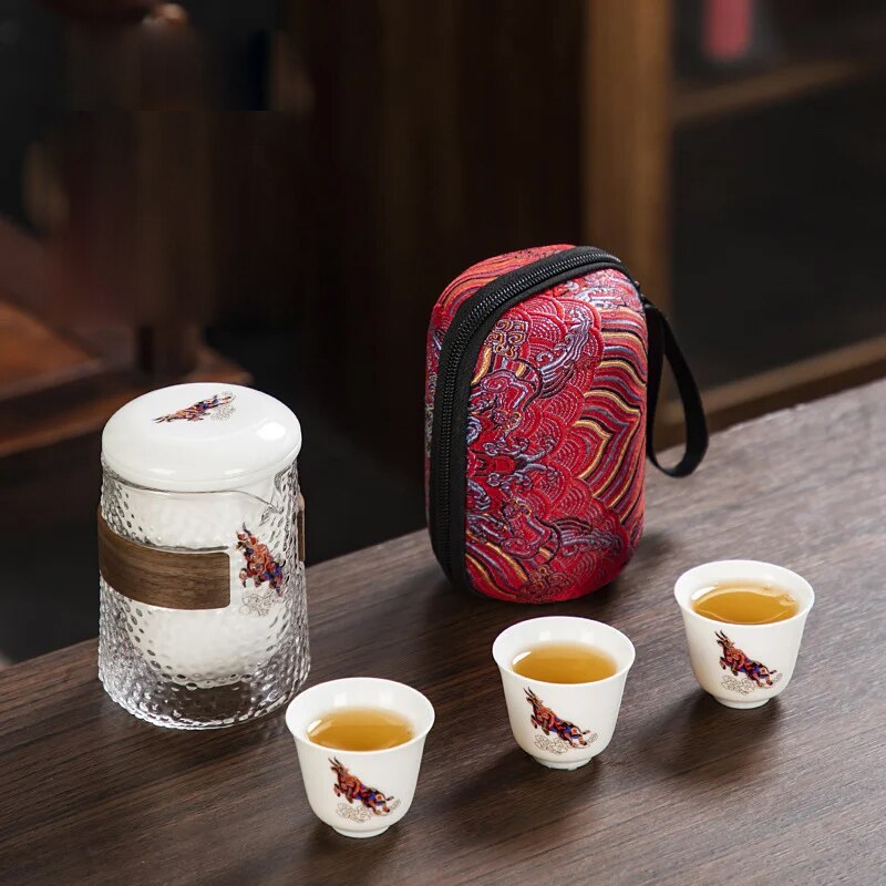 BowLift | Forest Deer Ceramic Tea Set