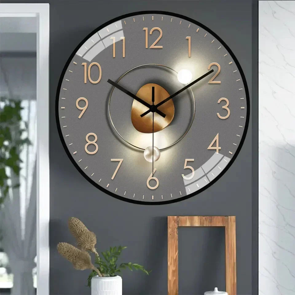 BowLift | SilentTime – Digital Wall Clock in Classic Style
