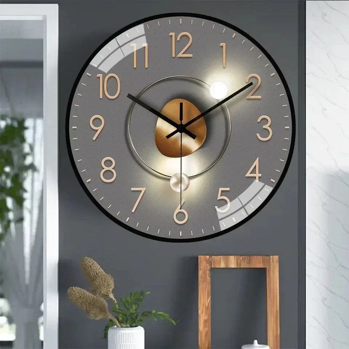 BowLift | SilentTime – Digital Wall Clock in Classic Style