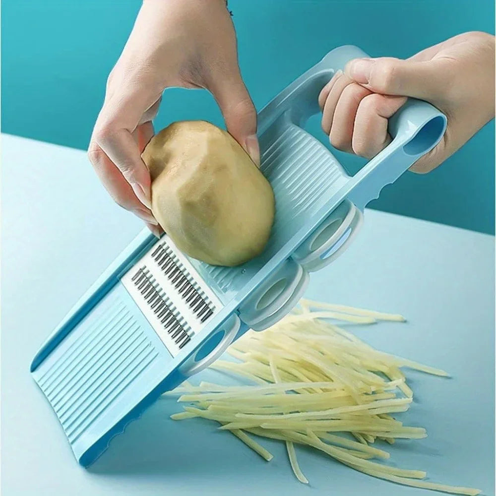 BowLift | Cutlino Multi-Slicer 5in1 | Manual & Versatile | Compact & Cordless | For Vegetables & Fruits