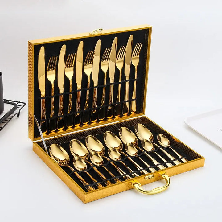 BowLift | Oraliu Golden Cutlery Set