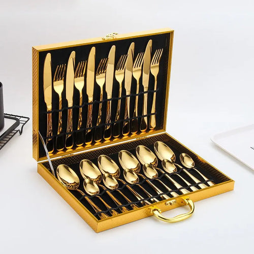 BowLift | Oraliu Golden Cutlery Set