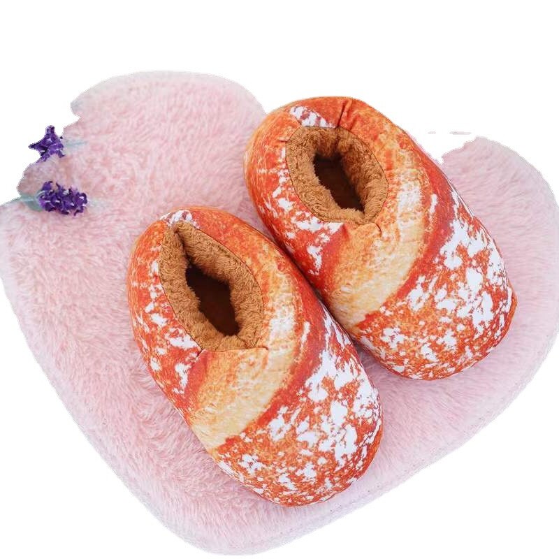 BowLift | Creative Toast Bread Winter Slippers