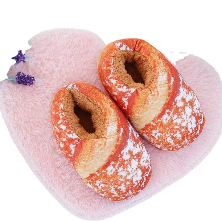 BowLift | Creative Toast Bread Winter Slippers
