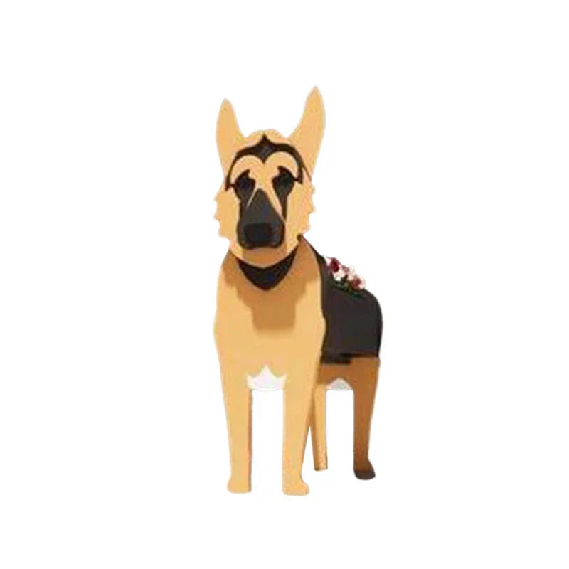 BowLift | Flower pot - Pawsome - Dog plant container - Various breeds