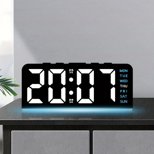 BowLift | Modern LED All Week Display Night Lamp Alarm Clock