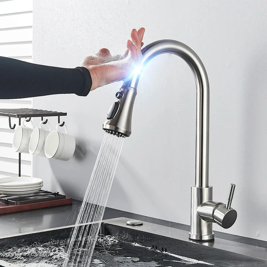 BowLift | Pull-out Kitchen Faucet with Touch Control and Sensor Function