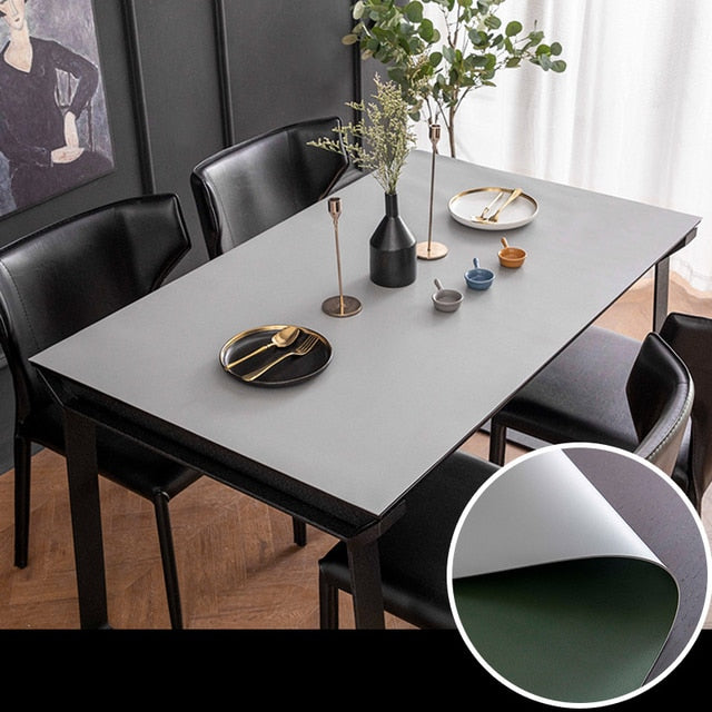 Waterproof Leather Table Protector Mat