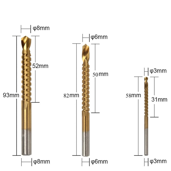 TitaniumPro Drill Set – Precision drill for Metal and Wood Bowlift