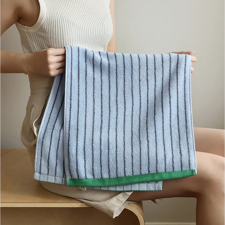 Stripe Pattern Cotton Towel | Bowlift