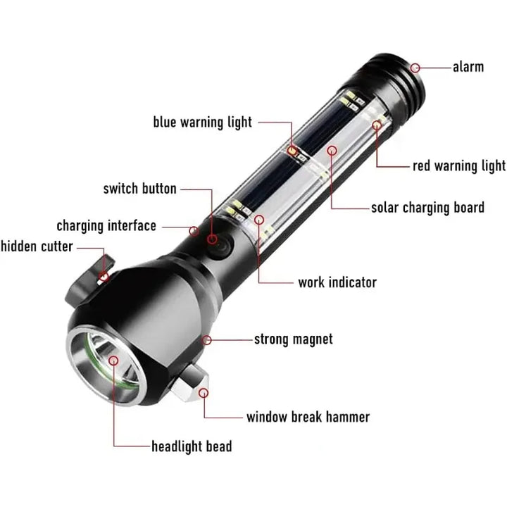 BowLift | Multifunctional Solar Power Flashlight