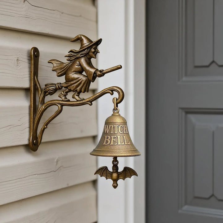 BowLift | Witch Bell with Skull for Home and Garden